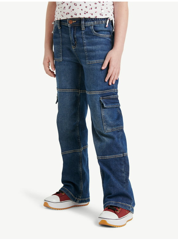 Um Toque de Elegância com Calças Cargo Jeans de Corte Slim插图