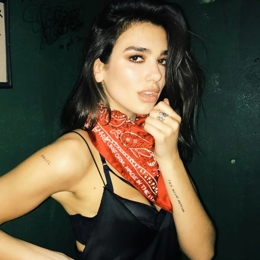 Dua Lipa 2000s bandana look men