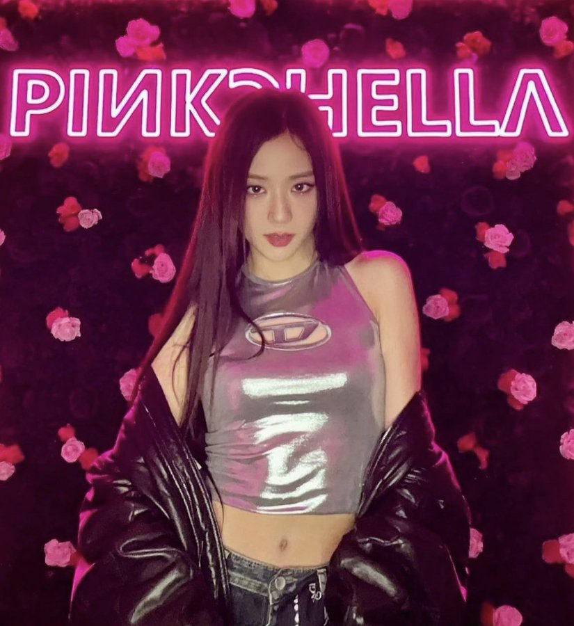 jisoo y2k silver outfits