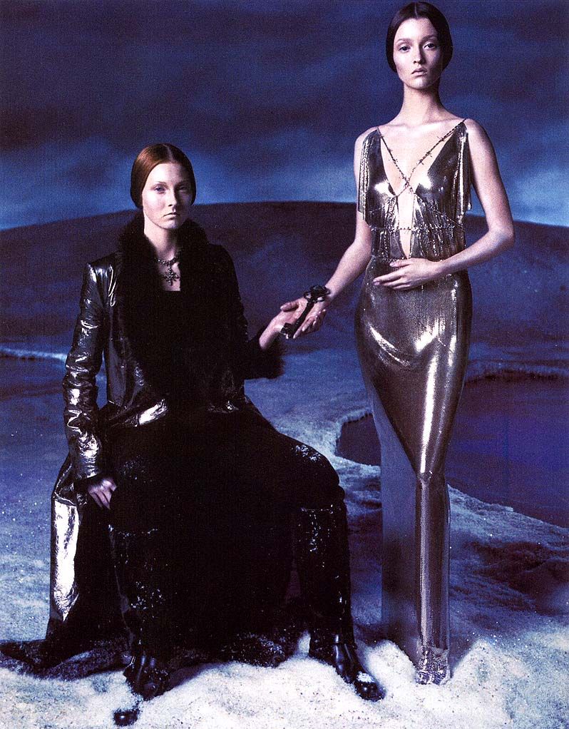 Versace 1998 winter 2000s metal fashion