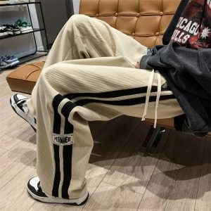 calça larga masculina