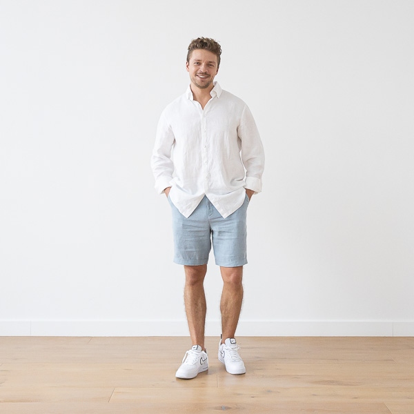 Men’s linen shorts – How to Style Them Most Stylishly插图4