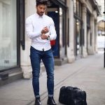 Men's white shirt look, white men's shirt is an essential component in any wardrobe. For a timeless, sophisticated ensemble