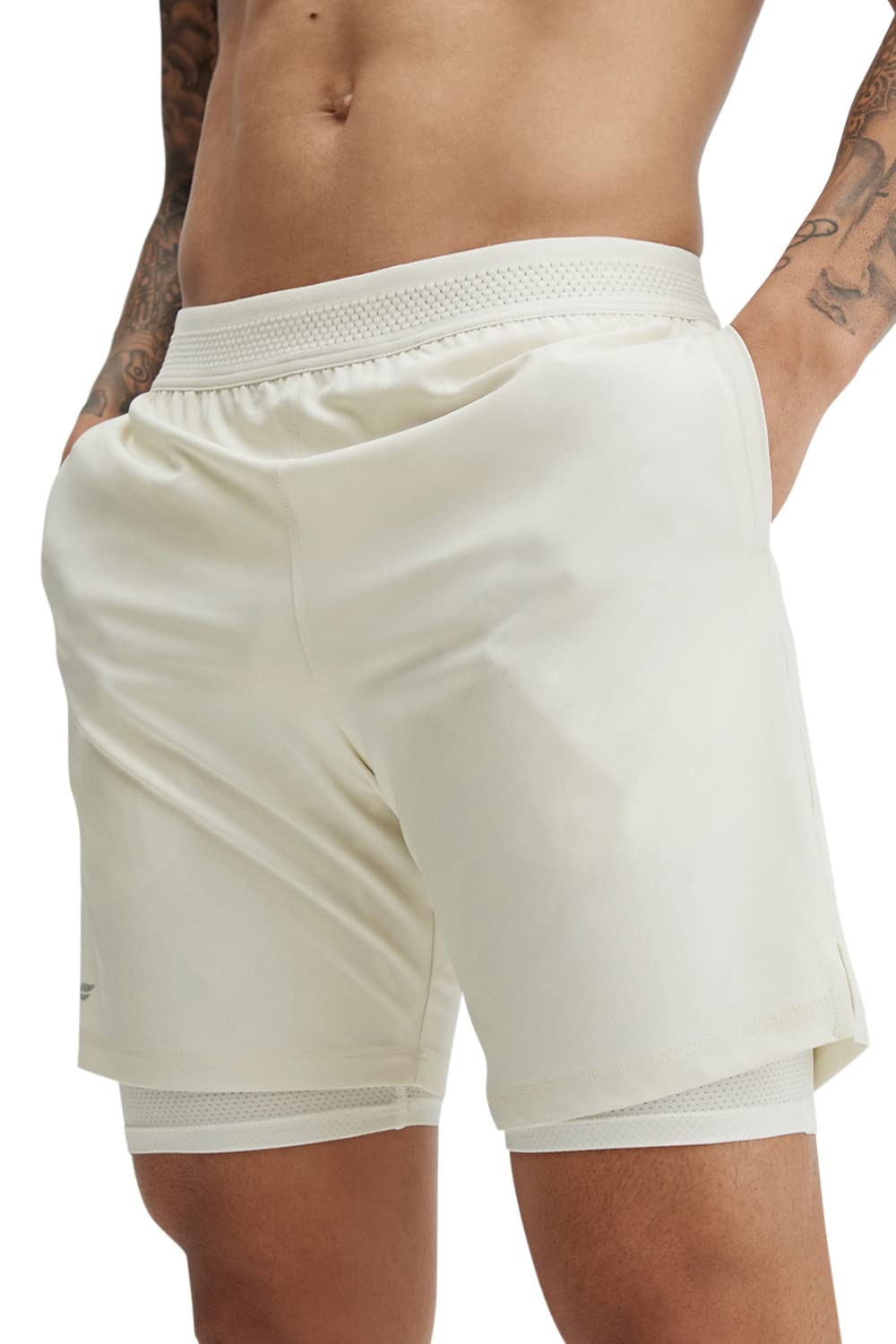 Fabletics shorts men's and discuss various aspects such as design, performance features, fabric technology, versatility