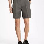 Men's pleated shorts are a versatile and stylish wardrobe staple that can be dressed up or down for various occasions.