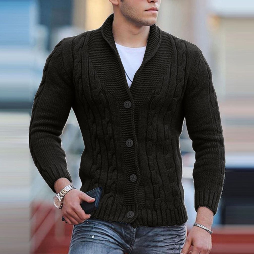 Cardigan jacket men’s – Stylish and Personalized Clothing Matching插图2