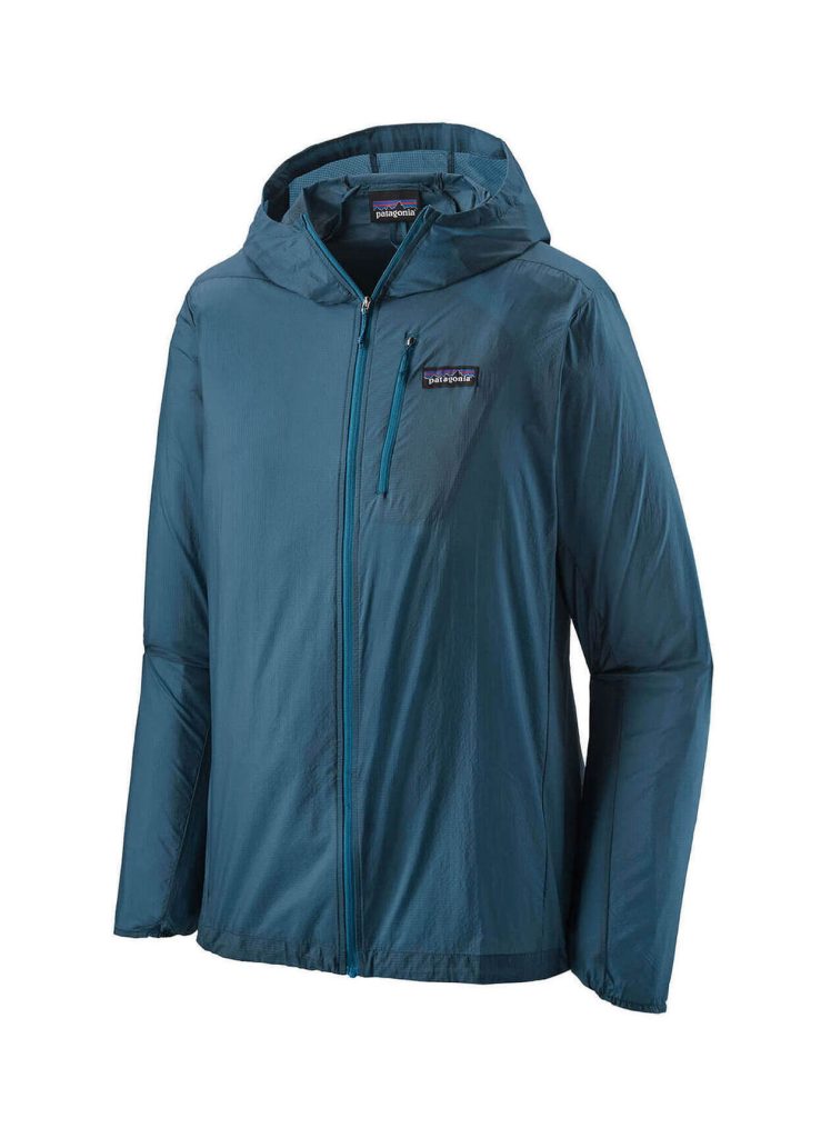Patagonia men's houdini jacket is a versatile and lightweight outerwear piece that offers wind resistance and packability.