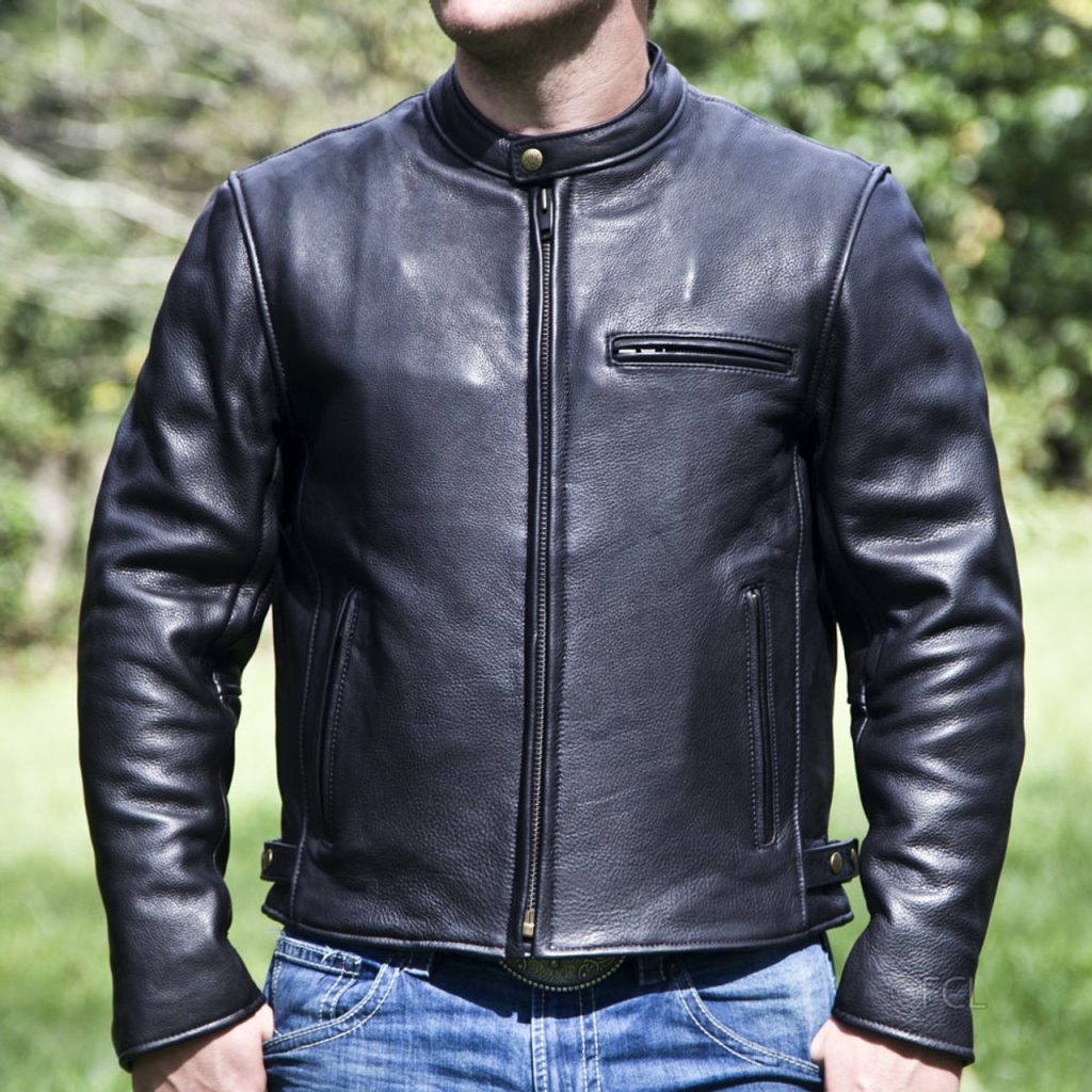 Mens leather motorcycle jackets