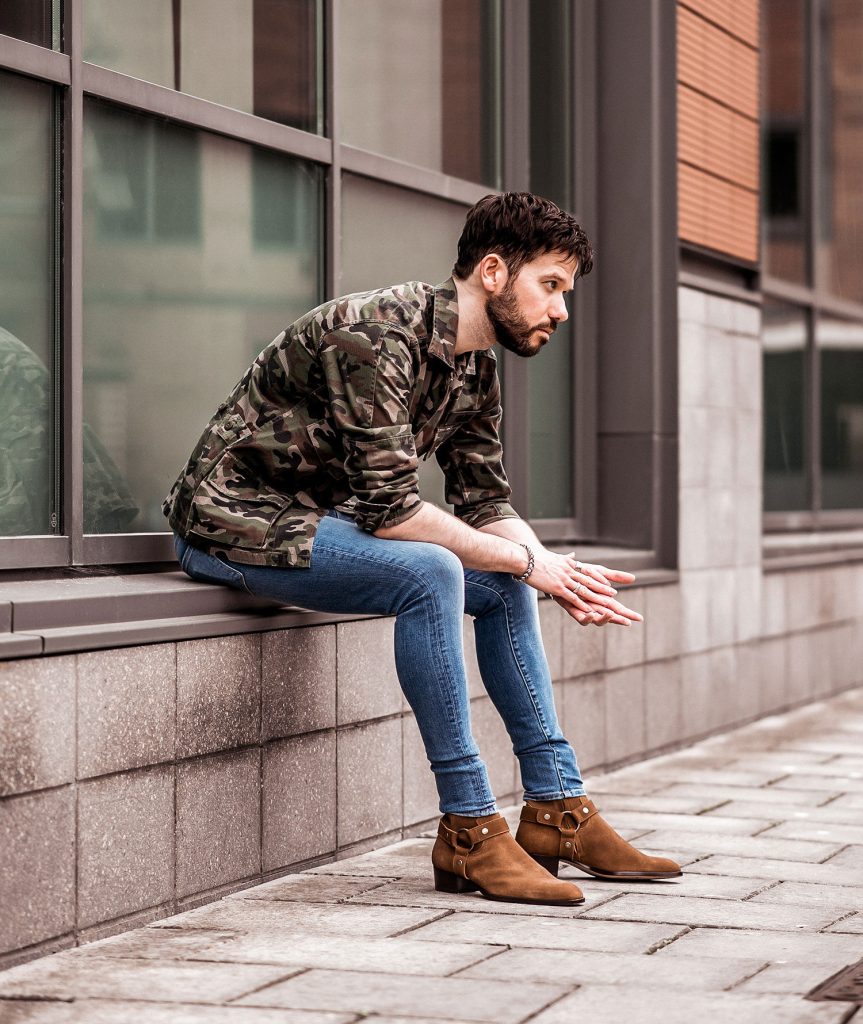 Men's camo jacket