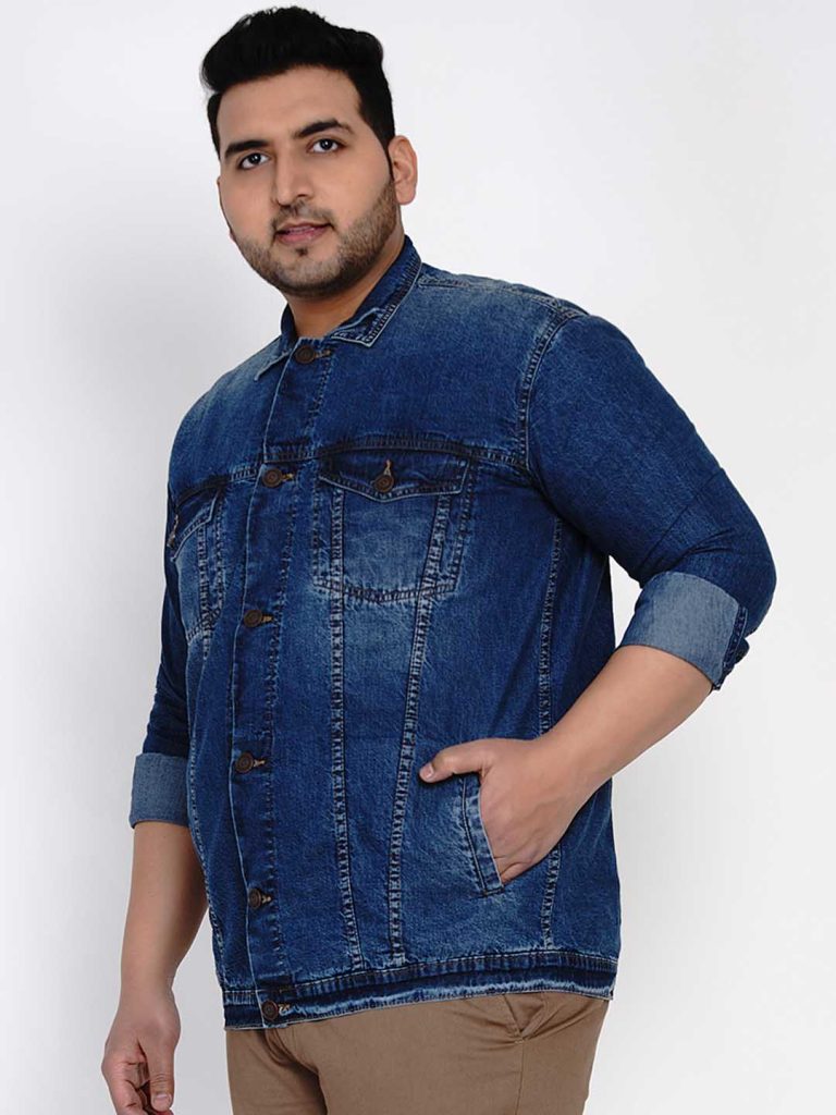 Plus size denim jackets