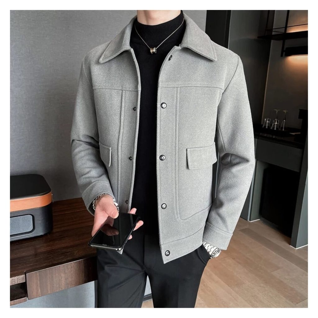 Wool jackets for men