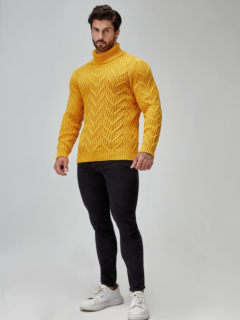 Yellow turtleneck sweater mens – Choose from a variety of styles