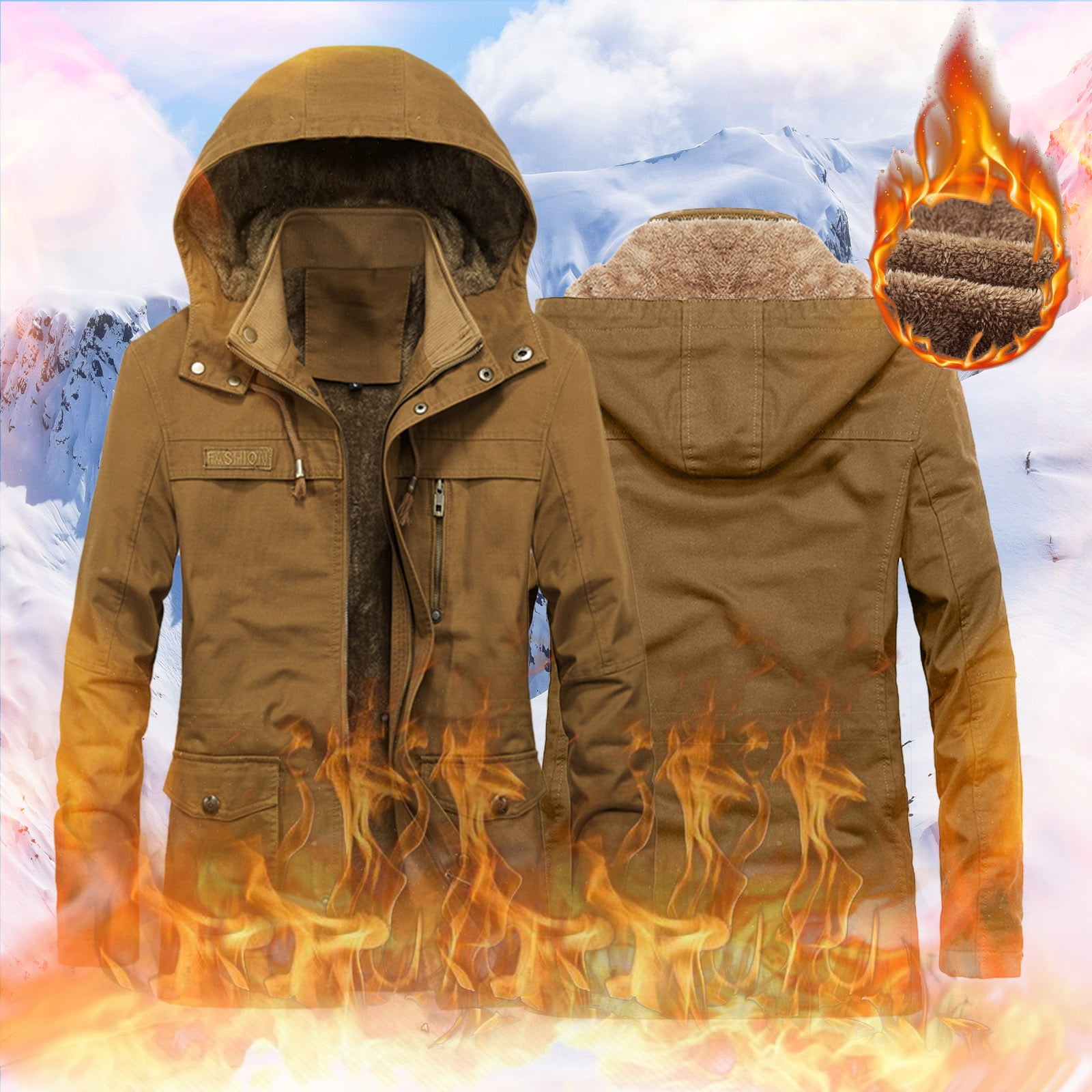 Mens winter jackets with hood Beautiful Colors to Suit You