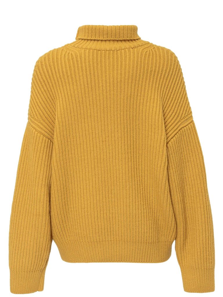 Yellow turtleneck sweater mens