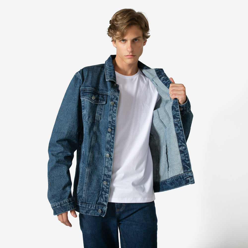 Combinações de looks com jaquetas jeans masculinas: como usar a peça em diferentes ocasiões e estilos.
