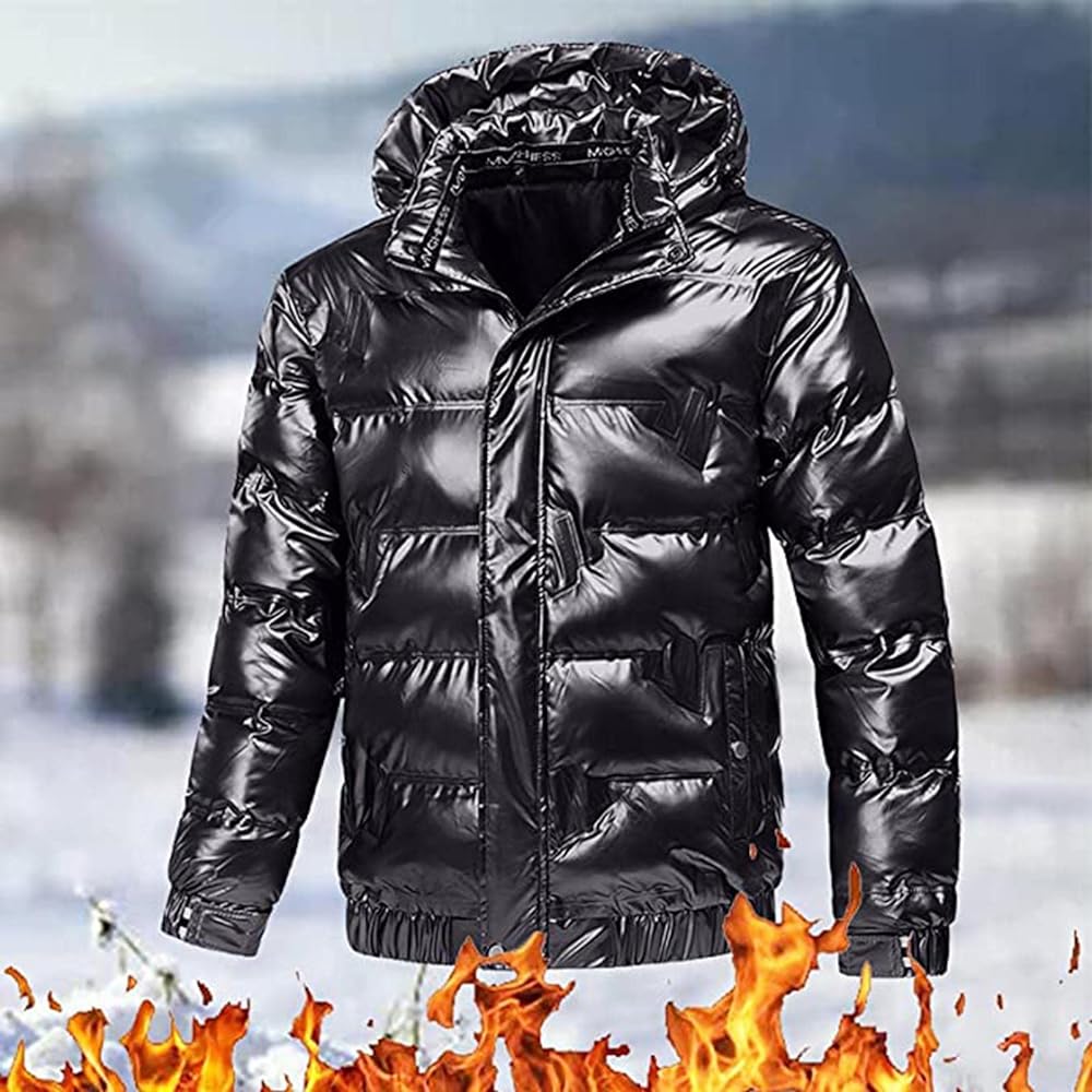 black puffer jackets