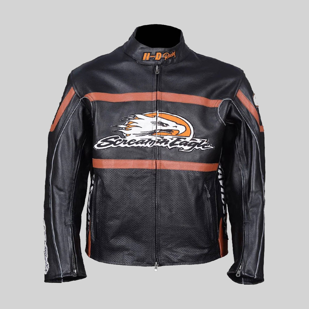 A very unique harley riding jackets