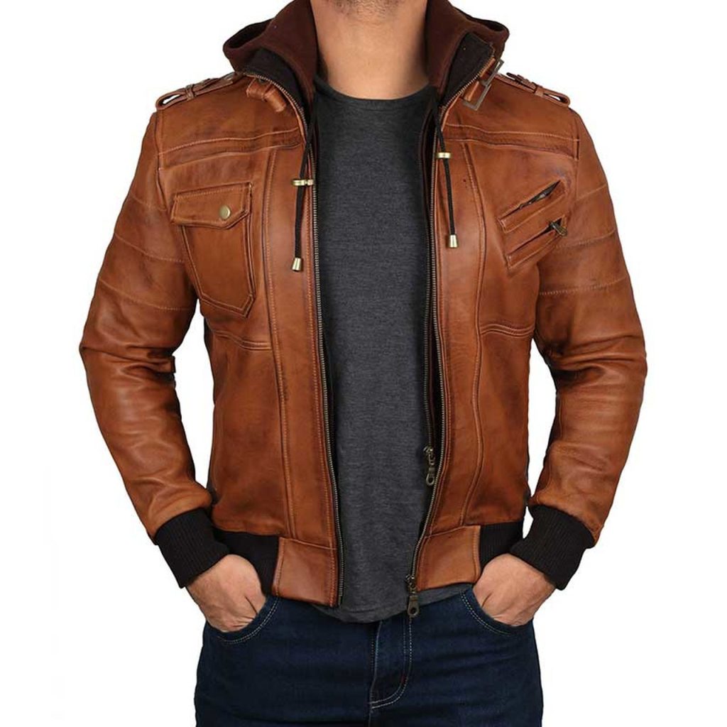 brown leather jackets