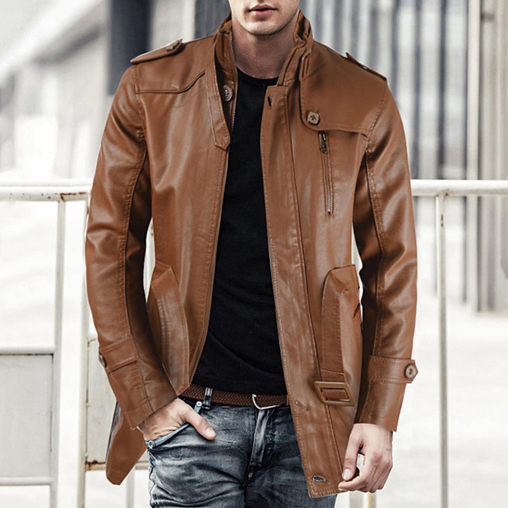 brown leather jackets