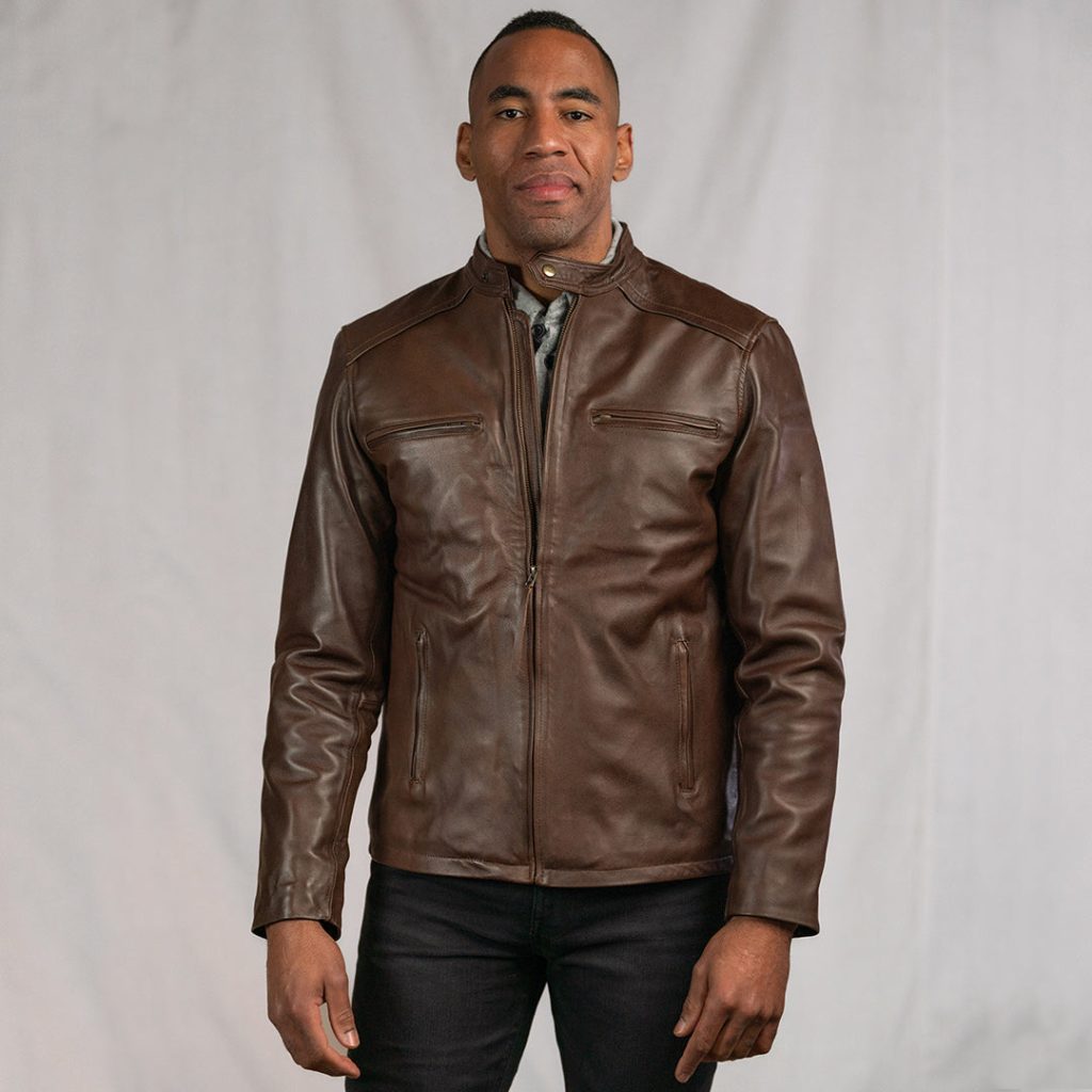 brown leather jackets