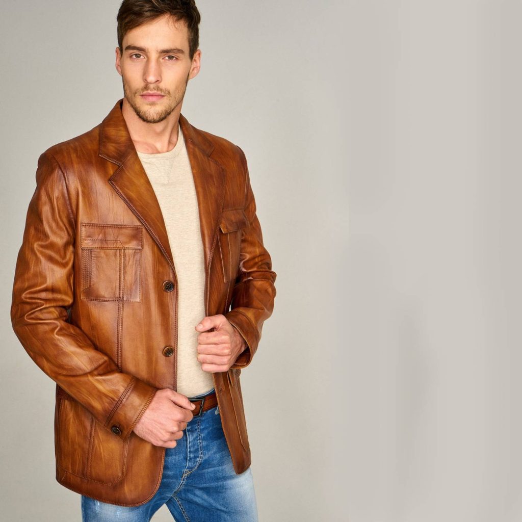 Men leather jackets