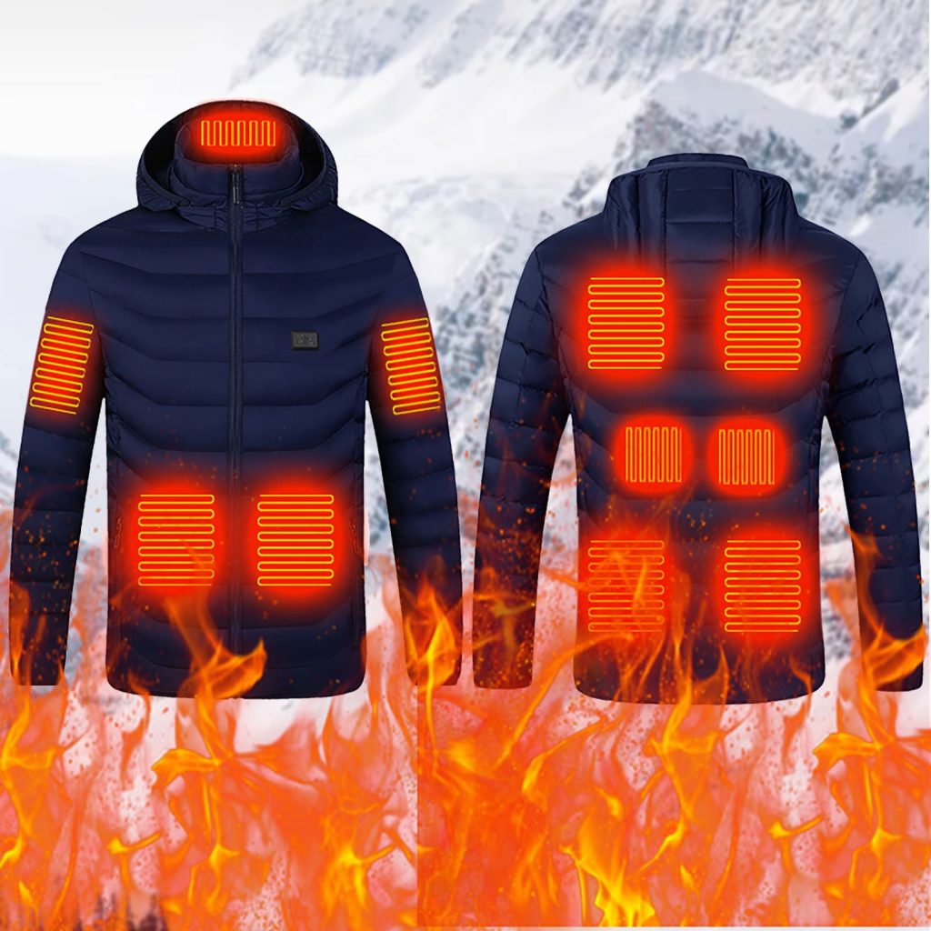 Rechargeable heated jackets