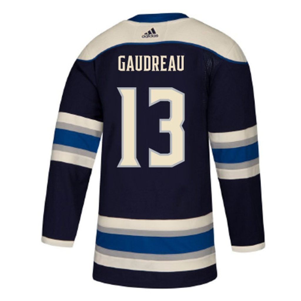 Blue jackets jersey