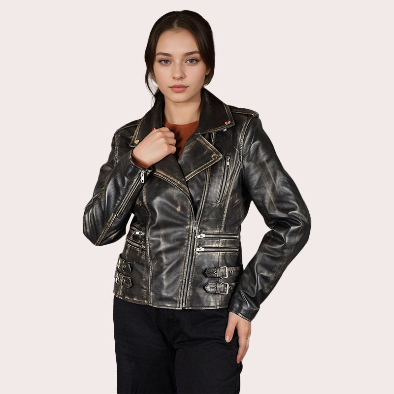 ladies leather jackets