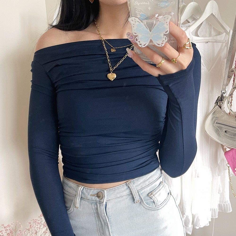 maine-off-shoulder-top-navy-blue