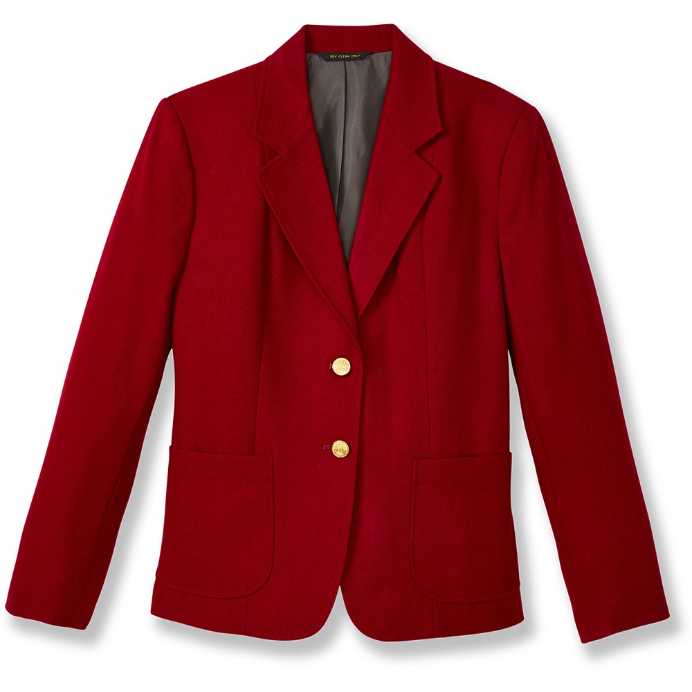red blazer