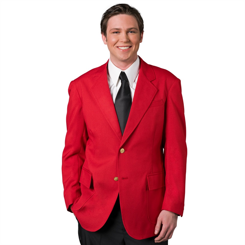 red blazer