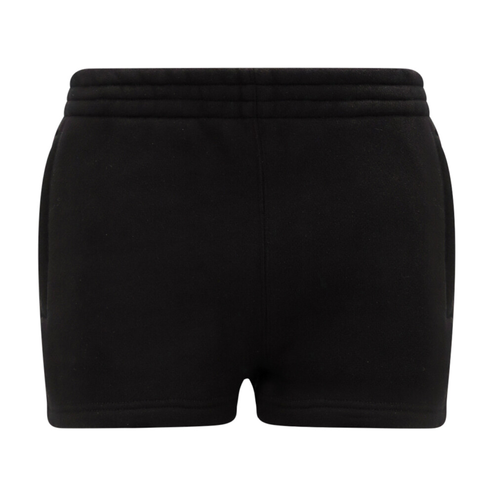 black shorts