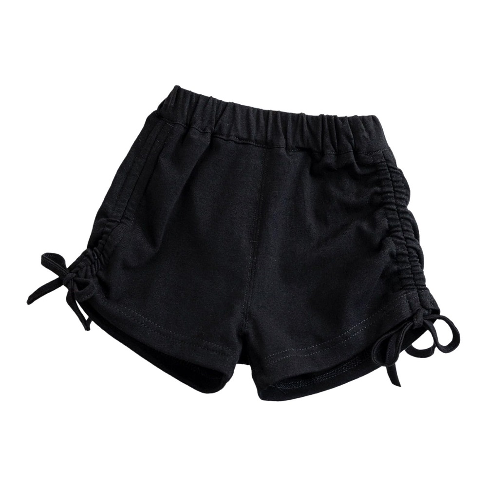 black shorts