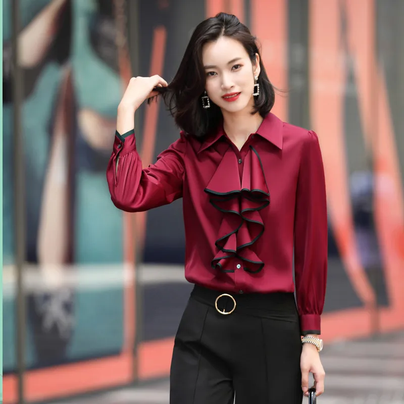 Tuxedo-Dress-Blouse-Formal-Bright-Line-Decor