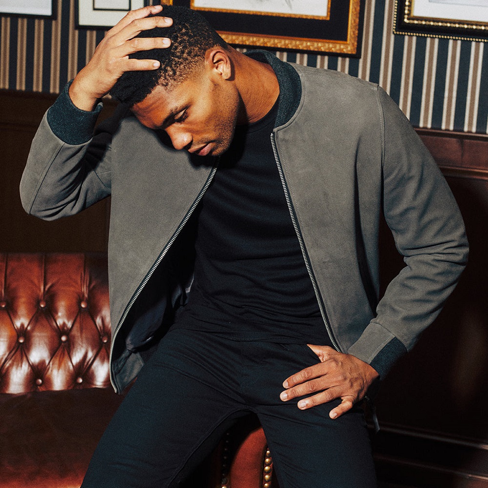 BlackElkBomberLeatherJacket-Gray