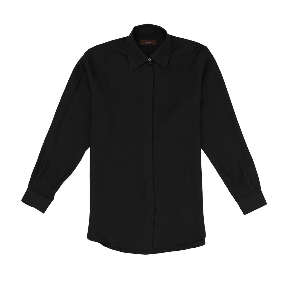 Black-Silk-Classic-Shirt