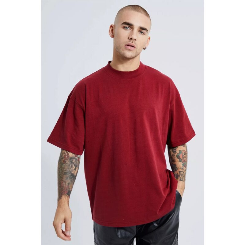 men-burgundy-oversize-tees
