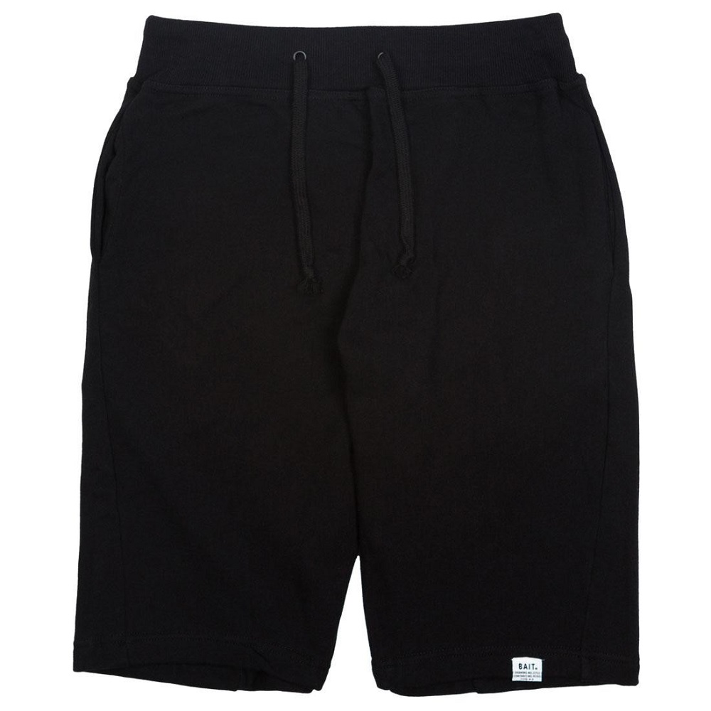 black shorts