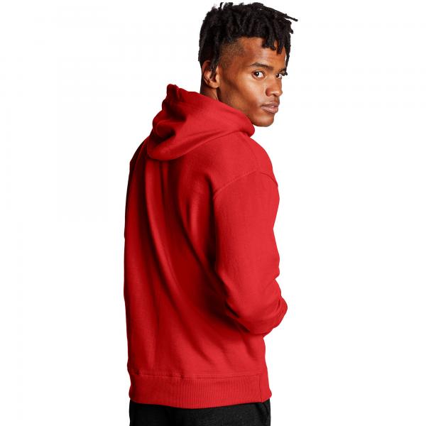 red hoodies