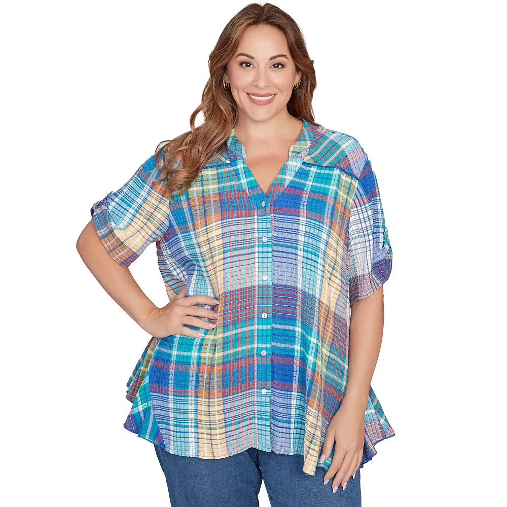 flattering plus size tops