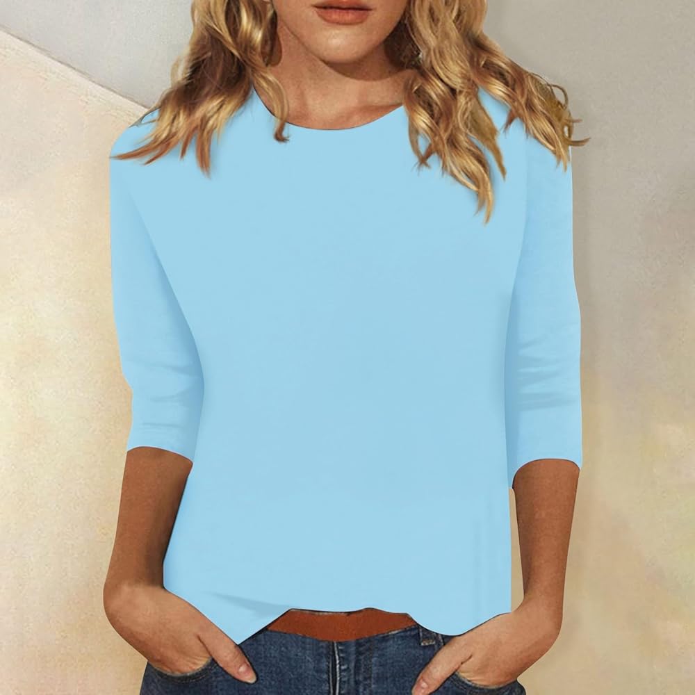 3/4 length sleeve tops