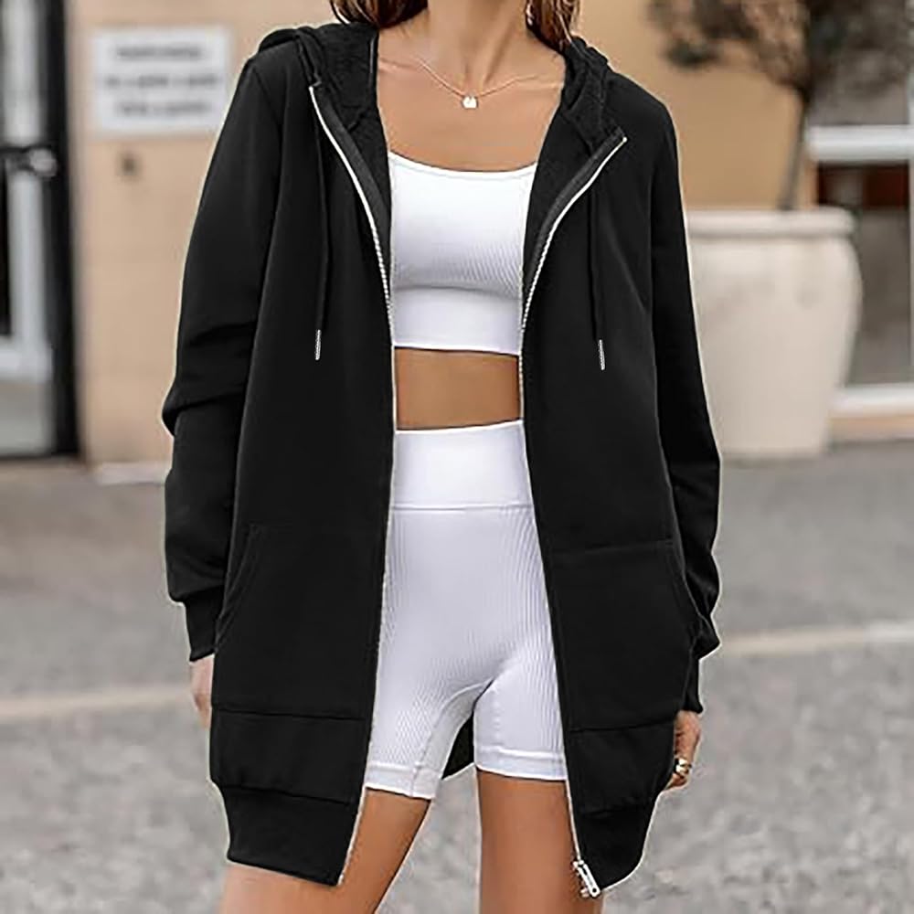 zip up hoodies women