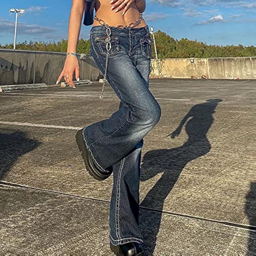 low waist jeans