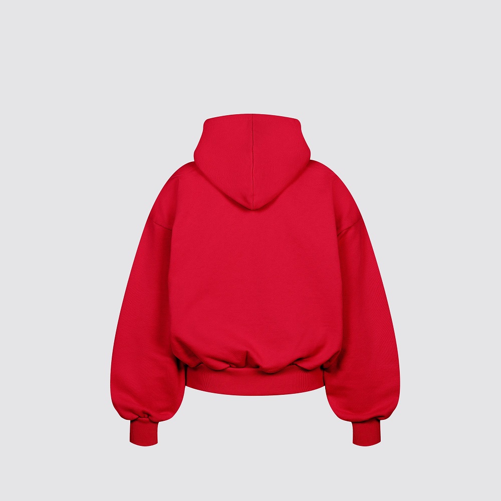 red hoodies
