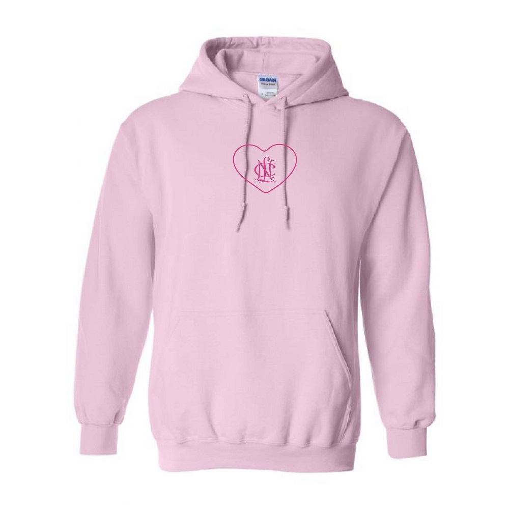 pink hoodies