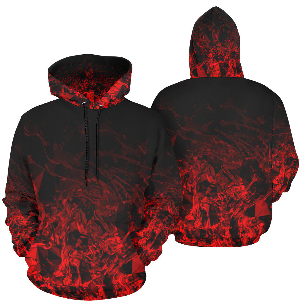 red hoodies