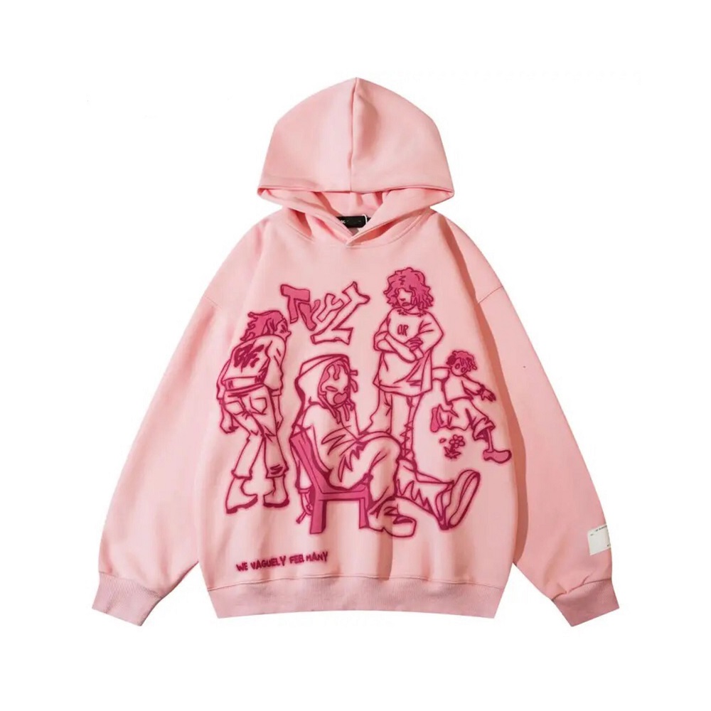 pink hoodies