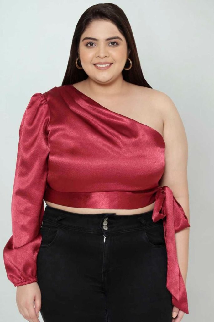 plus size crop tops