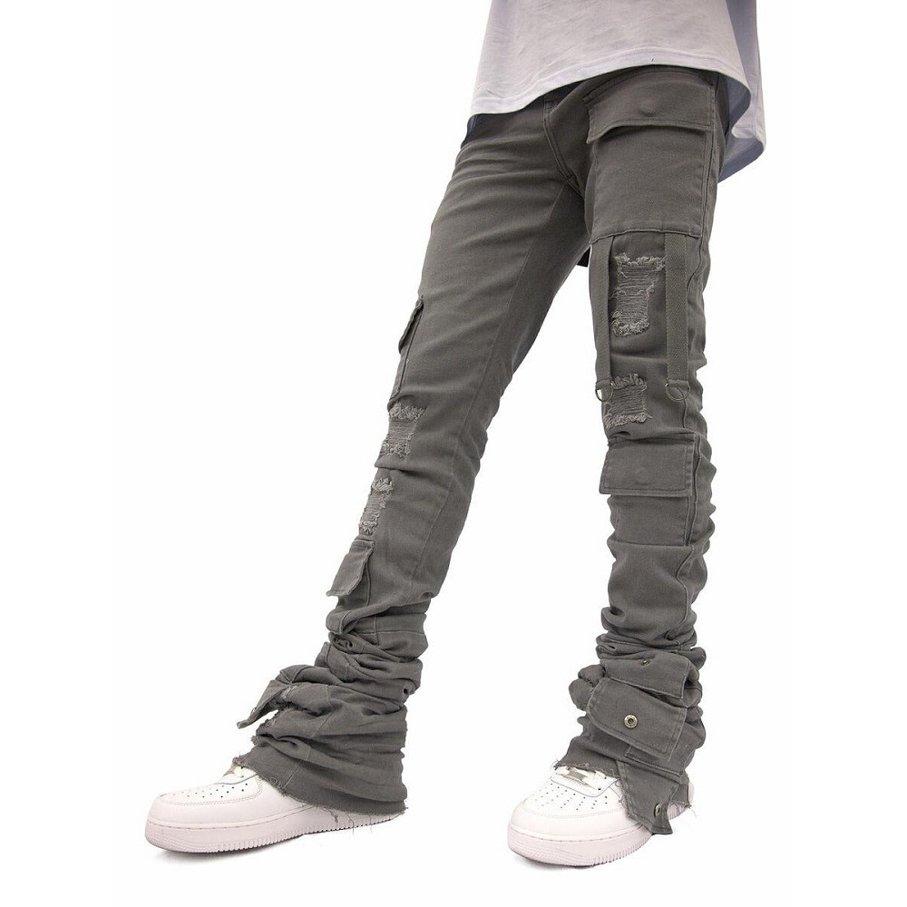 stacked pants