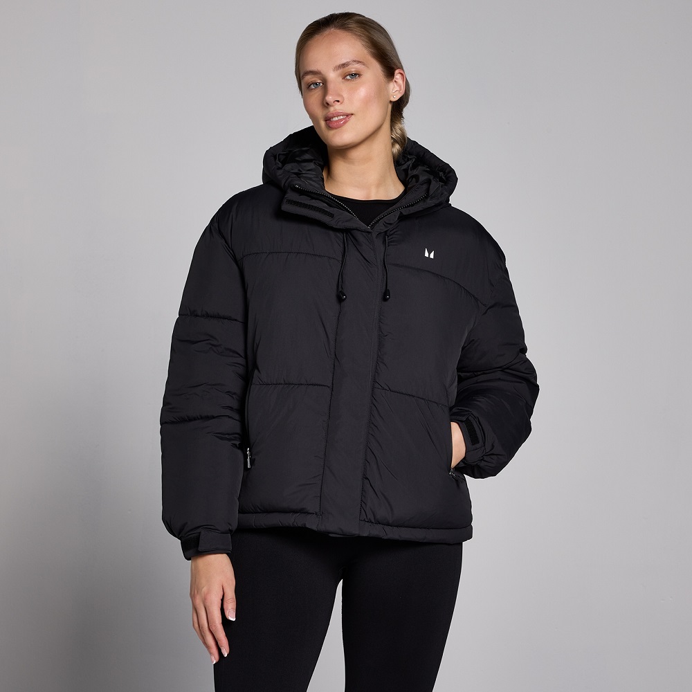 black puffer jacket women